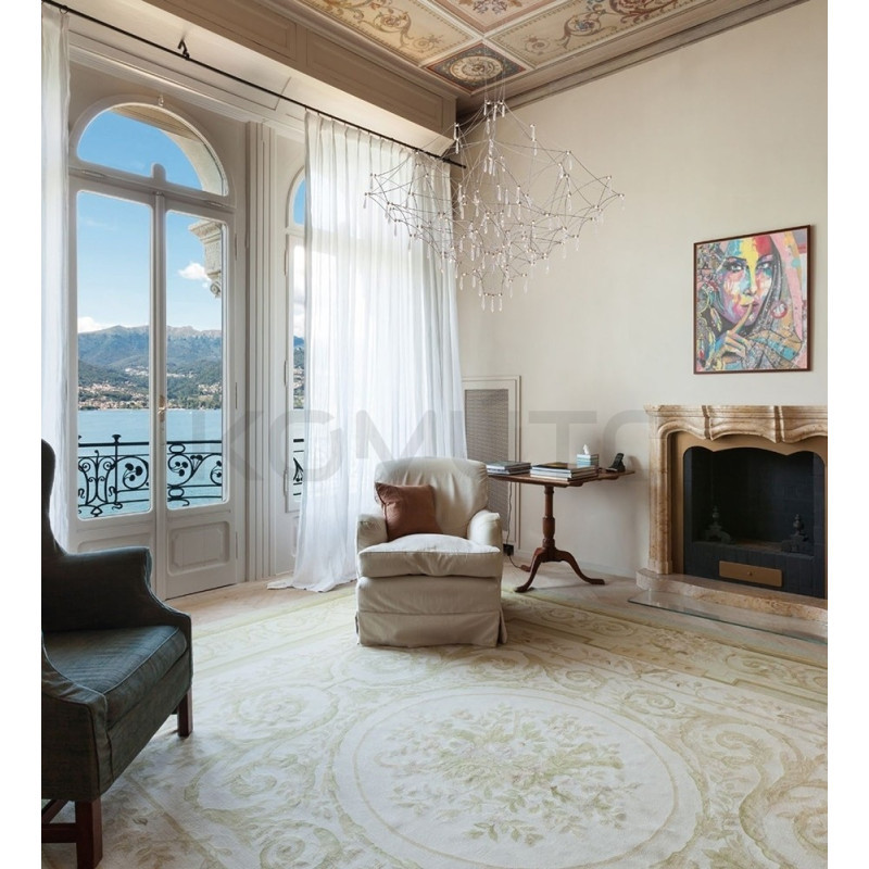 CONSTELATION 100 – srebrny żyrandol glamour z kryształkami CONSTELATION 100 – srebrny żyrandol glamour z kryształkami