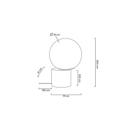 Lampa stołowa PARLA – elegancja w złotym wydaniu do sypialni Lampa stołowa PARLA – elegancja w złotym wydaniu do sypialni