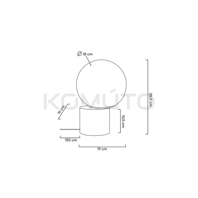 Lampa stołowa PARLA – elegancja w złotym wydaniu do sypialni Lampa stołowa PARLA – elegancja w złotym wydaniu do sypialni