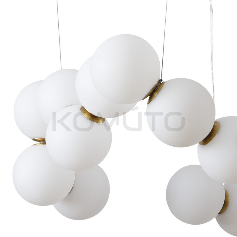 Lampa wisząca CORALLI 80 – biżuteryjny design białych korali Lampa wisząca CORALLI 80 – biżuteryjny design białych korali