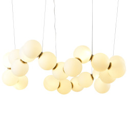 Lampa wisząca CORALLI 80 – biżuteryjny design białych korali Lampa wisząca CORALLI 80 – biżuteryjny design białych korali