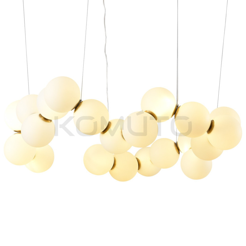 Lampa wisząca CORALLI 80 – biżuteryjny design białych korali Lampa wisząca CORALLI 80 – biżuteryjny design białych korali