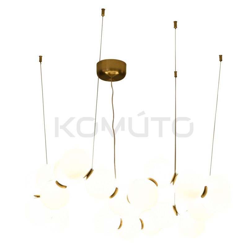 Lampa wisząca CORALLI 80 – biżuteryjny design białych korali Lampa wisząca CORALLI 80 – biżuteryjny design białych korali