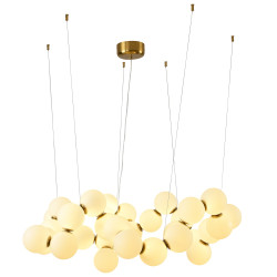 Lampa wisząca CORALLI 100 – biżuteryjny design i mosiądz Lampa wisząca CORALLI 100 – biżuteryjny design i mosiądz