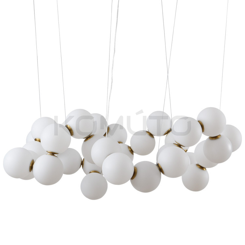 Lampa wisząca CORALLI 100 – biżuteryjny design i mosiądz