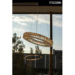 Lampa ALLISIA 60 – złoty blask i kryształowe detale