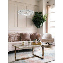 Lampa ALLISIA 60 – złoty blask i kryształowe detale