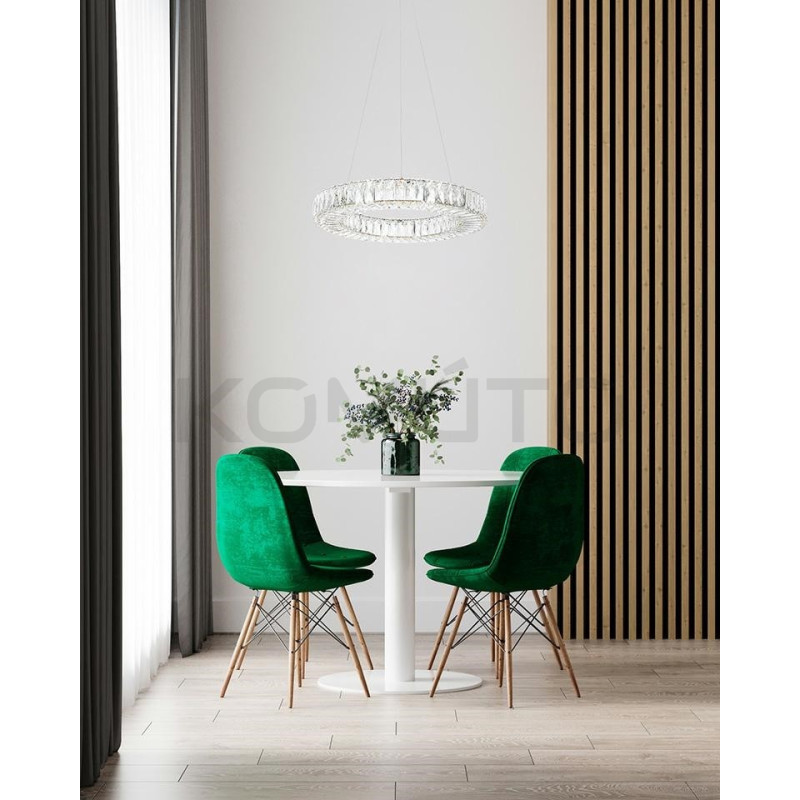 Lampa ALLISIA 60 – złoty blask i kryształowe detale