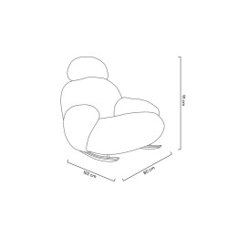 Fotel bujany PLUSH TEDDY Fotel bujany PLUSH TEDDY