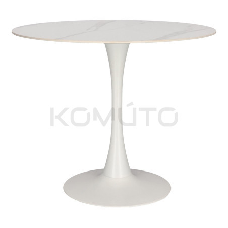Okrągły Stół Tulip Skinny Premium Kamień 90