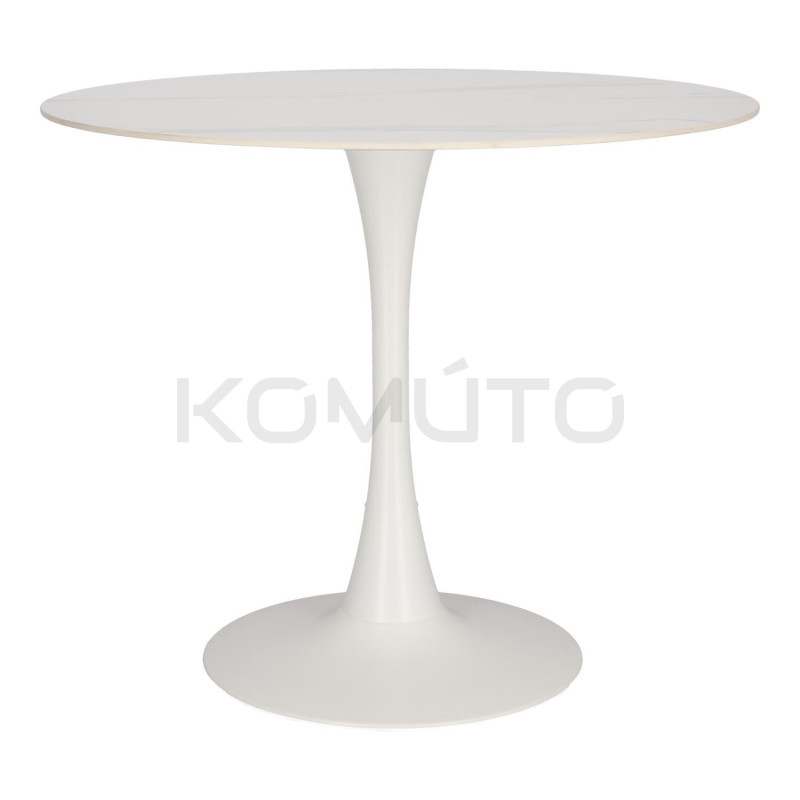 Okrągły Stół Tulip Skinny Premium Kamień 90