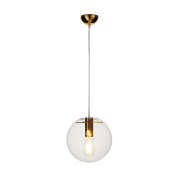 LAMPA WISZĄCA szklana kula bezbrwna TONDA SANDRA ZŁOTA 25 LAMPA WISZĄCA szklana kula bezbrwna TONDA SANDRA ZŁOTA 25