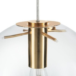 LAMPA WISZĄCA szklana kula bezbrwna TONDA SANDRA ZŁOTA 25 LAMPA WISZĄCA szklana kula bezbrwna TONDA SANDRA ZŁOTA 25