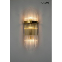 Kinkiet glamour FLORENS L kryształowe pałeczki złota opaska Kinkiet glamour FLORENS L kryształowe pałeczki złota opaska