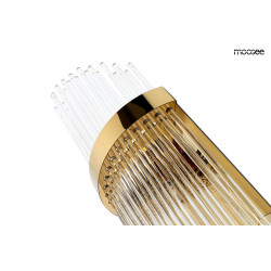 Kinkiet glamour FLORENS L kryształowe pałeczki złota opaska Kinkiet glamour FLORENS L kryształowe pałeczki złota opaska