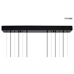 Lampa wisząca geometryczna led CIRCULO Six czarna