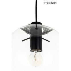 Geometryczna Lampa Wisząca Sandra 35 szklana kula przezroczysta Geometryczna Lampa Wisząca Sandra 35 szklana kula przezroczysta