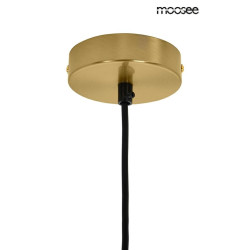 Lampa wisząca Aurelia 25 złota z białym kloszem  Lampa wisząca Aurelia 25 złota z białym kloszem