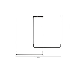 SHAPE Duo 120 – idealna lampa nad długi stół