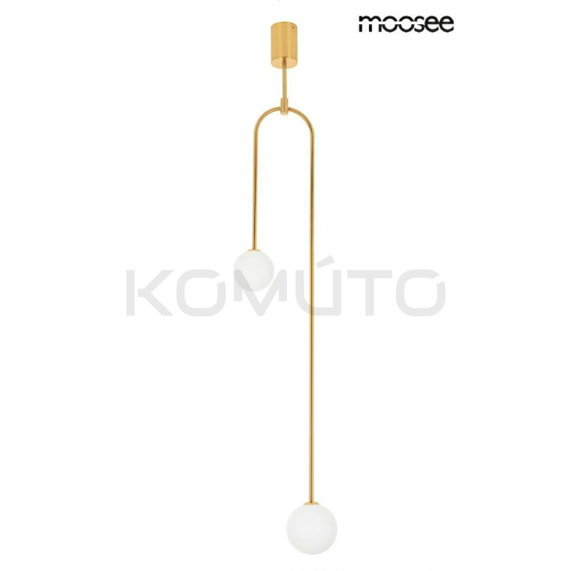 Lampa wisząca glamour LOW złota