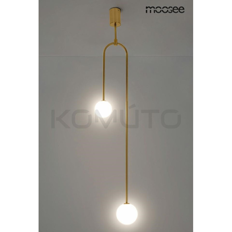 Lampa wisząca glamour LOW złota Lampa wisząca glamour LOW złota