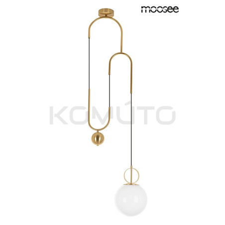 Asymetryczna Lampa wisząca Lift złota – elegancja i luksus