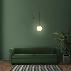 Asymetryczna Lampa wisząca Lift złota – elegancja i luksus