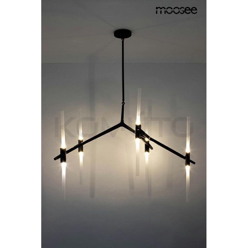 Lampa Wisząca glamour Candelabr 10 geometryczna nowoczesna
