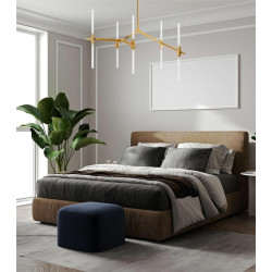 Lampa Wisząca glamour Candelabr 10 złota nowoczesna Lampa Wisząca glamour Candelabr 10 złota nowoczesna