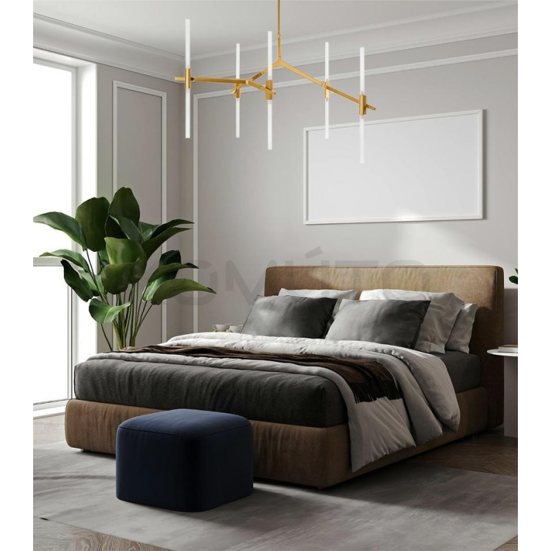 Lampa Wisząca glamour Candelabr 10 złota nowoczesna Lampa Wisząca glamour Candelabr 10 złota nowoczesna