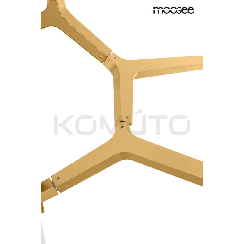 Lampa Wisząca glamour Candelabr 10 złota nowoczesna Lampa Wisząca glamour Candelabr 10 złota nowoczesna