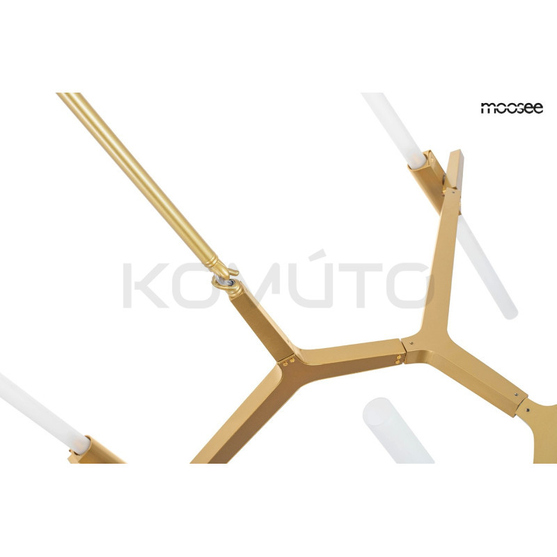 Lampa Wisząca glamour Candelabr 10 złota nowoczesna Lampa Wisząca glamour Candelabr 10 złota nowoczesna