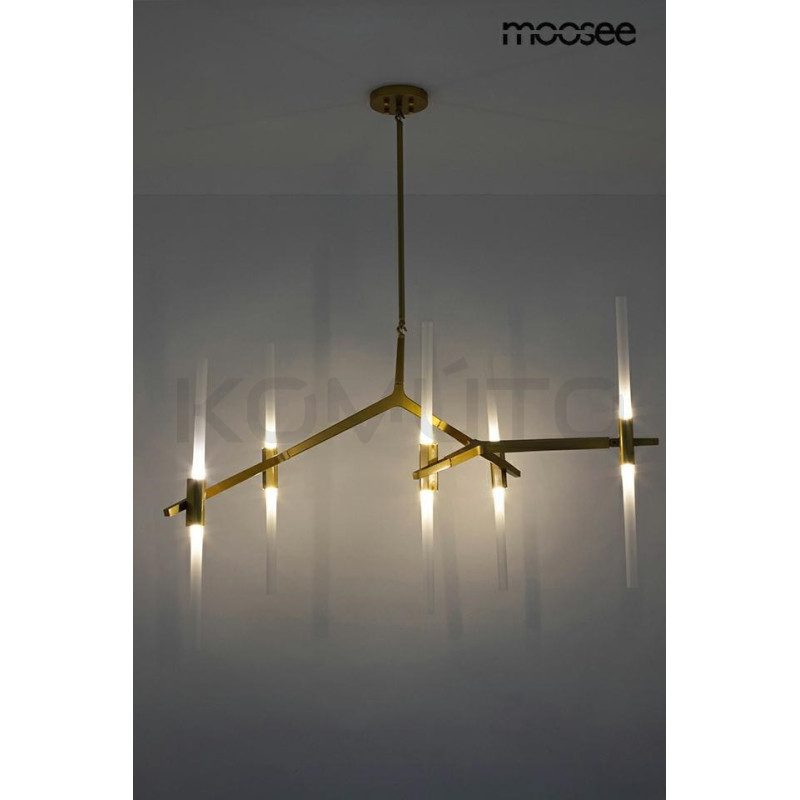Lampa Wisząca glamour Candelabr 10 złota nowoczesna Lampa Wisząca glamour Candelabr 10 złota nowoczesna
