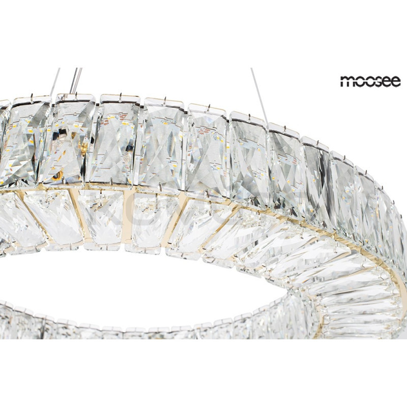 Lampa ALLISIA 80 – kryształowy blask i złoty akcent Lampa ALLISIA 80 – kryształowy blask i złoty akcent