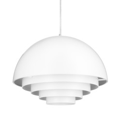 LAMPA WISZĄCA biała matowa DIVERSO 35 nad stół