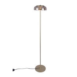 Lampa Stojąca Przezroczysta Eden Disco Złota