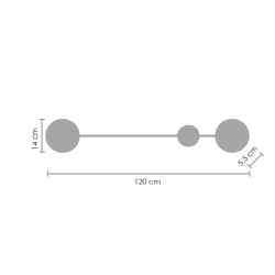 Kinkiet Shadow Clex 2 czarna nowoczesna lampa ścienna Kinkiet Shadow Clex 2 czarna nowoczesna lampa ścienna
