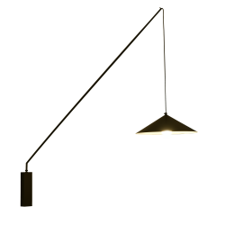 Nowoczesny Kinkiet Swing regulowana z wysięgnikiem czarny biały Nowoczesny Kinkiet Swing regulowana z wysięgnikiem czarny biały