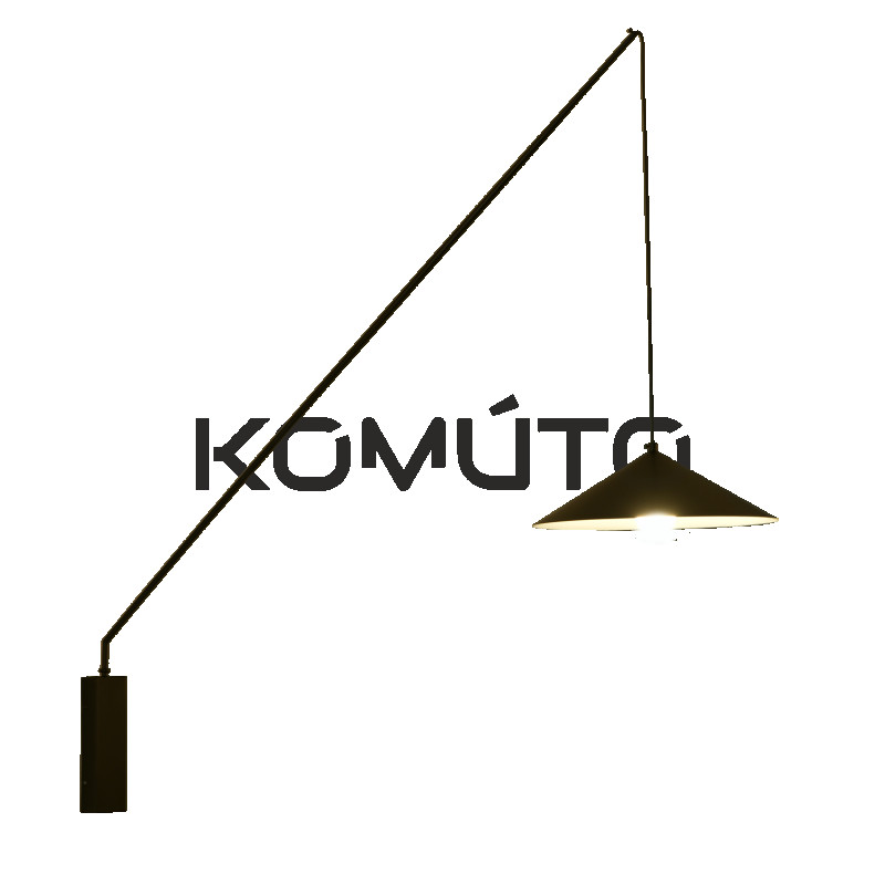 Nowoczesny Kinkiet Swing regulowana z wysięgnikiem czarny biały Nowoczesny Kinkiet Swing regulowana z wysięgnikiem czarny biały