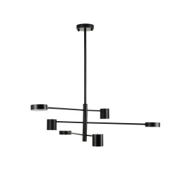 LAMPA WISZĄCA geometryczna  CLEX  6 czarna 100 LAMPA WISZĄCA geometryczna  CLEX  6 czarna 100