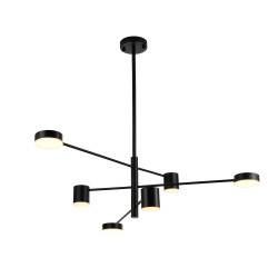 LAMPA WISZĄCA geometryczna  CLEX  6 czarna 100 LAMPA WISZĄCA geometryczna  CLEX  6 czarna 100