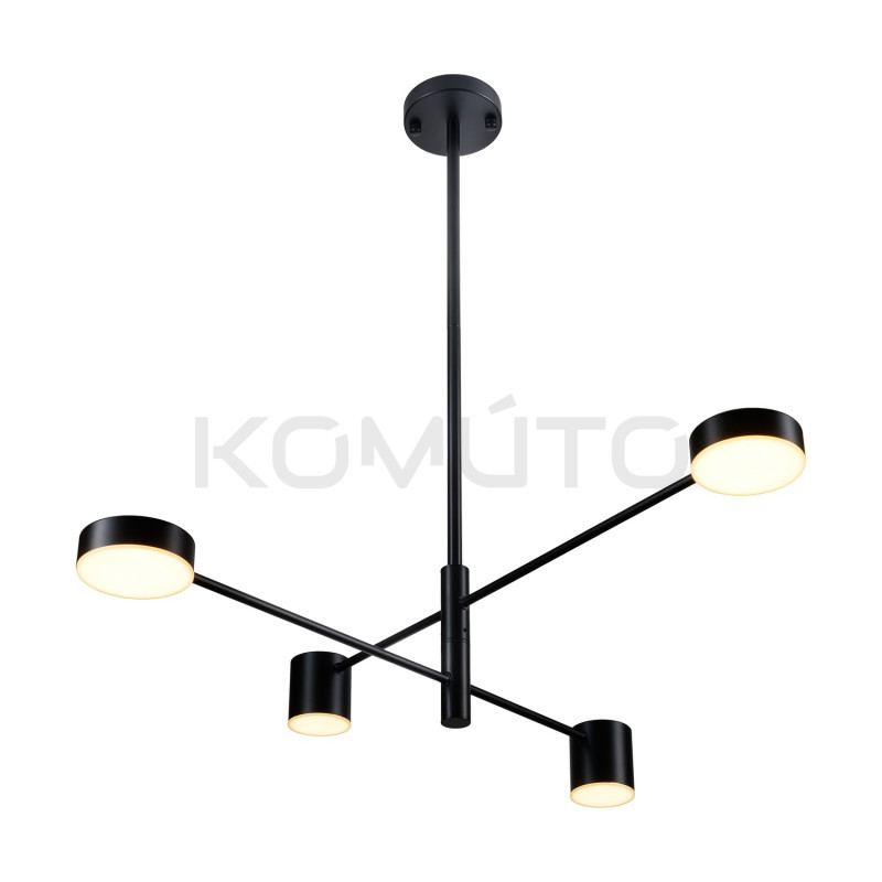 LAMPA WISZĄCA geometryczna  CLEX  4 czarna nowoczesna LAMPA WISZĄCA geometryczna  CLEX  4 czarna nowoczesna