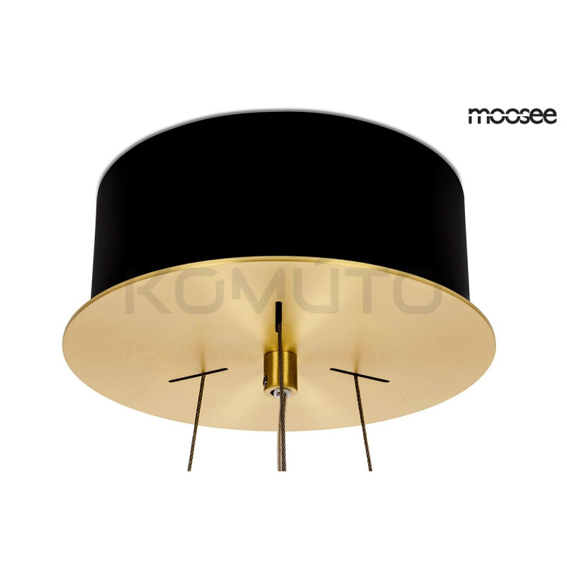 Lampa wisząca glamour SATURNUS 47 złota szklane kryształy Lampa wisząca glamour SATURNUS 47 złota szklane kryształy