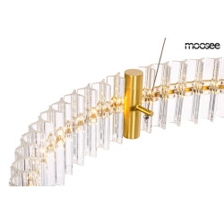 Kryształowa Lampa wisząca SATURNUS 70 złota żyrandol Kryształowa Lampa wisząca SATURNUS 70 złota żyrandol