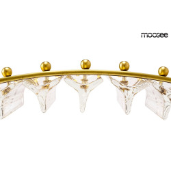 Kryształowa Lampa wisząca SATURNUS 70 złota żyrandol Kryształowa Lampa wisząca SATURNUS 70 złota żyrandol