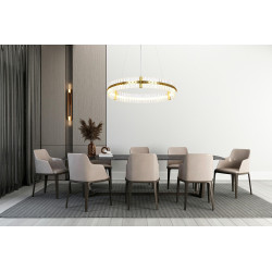 Kryształowa Lampa wisząca SATURNUS 70 złota żyrandol Kryształowa Lampa wisząca SATURNUS 70 złota żyrandol