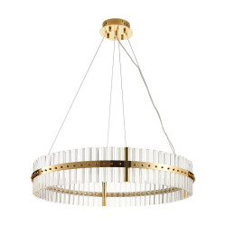 Lampa wisząca glamour Aura SATURNUS 85 złota