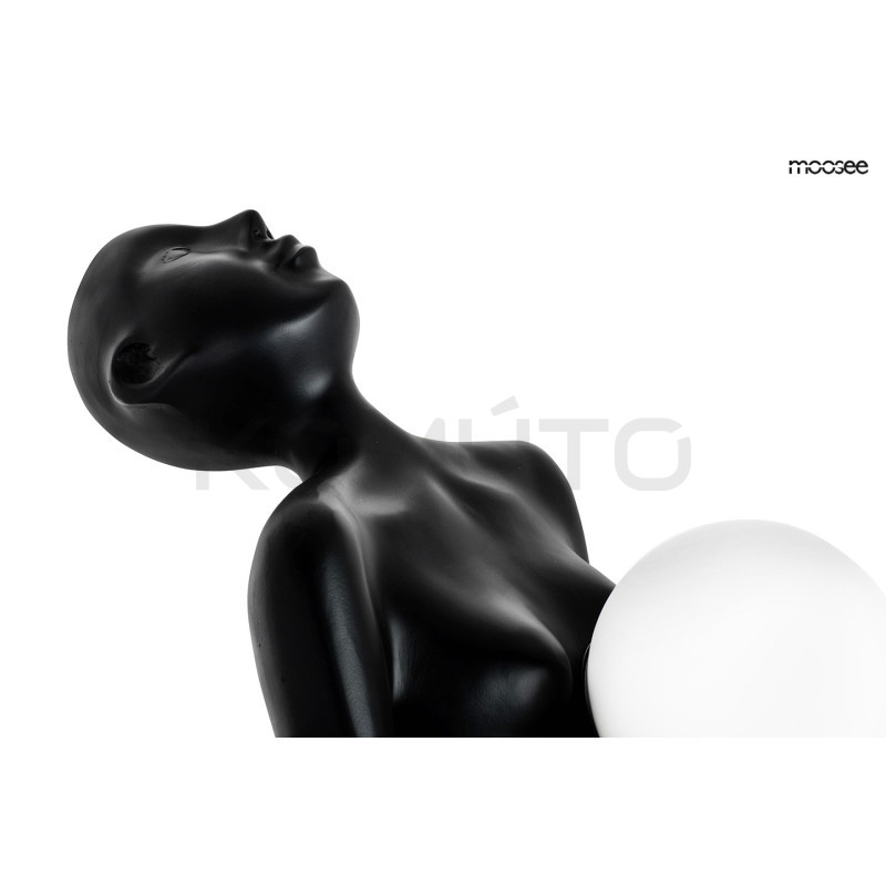 Lampa stojąca rzeźba Człowiek Human czarna | Lampa podłogowa Lampa stojąca rzeźba Człowiek Human czarna | Lampa podłogowa