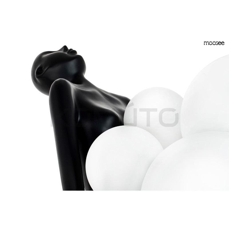 Lampa stojąca rzeźba Człowiek Human czarna | Lampa podłogowa Lampa stojąca rzeźba Człowiek Human czarna | Lampa podłogowa