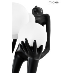 Lampa stojąca rzeźba Człowiek Human czarna | Lampa podłogowa Lampa stojąca rzeźba Człowiek Human czarna | Lampa podłogowa
